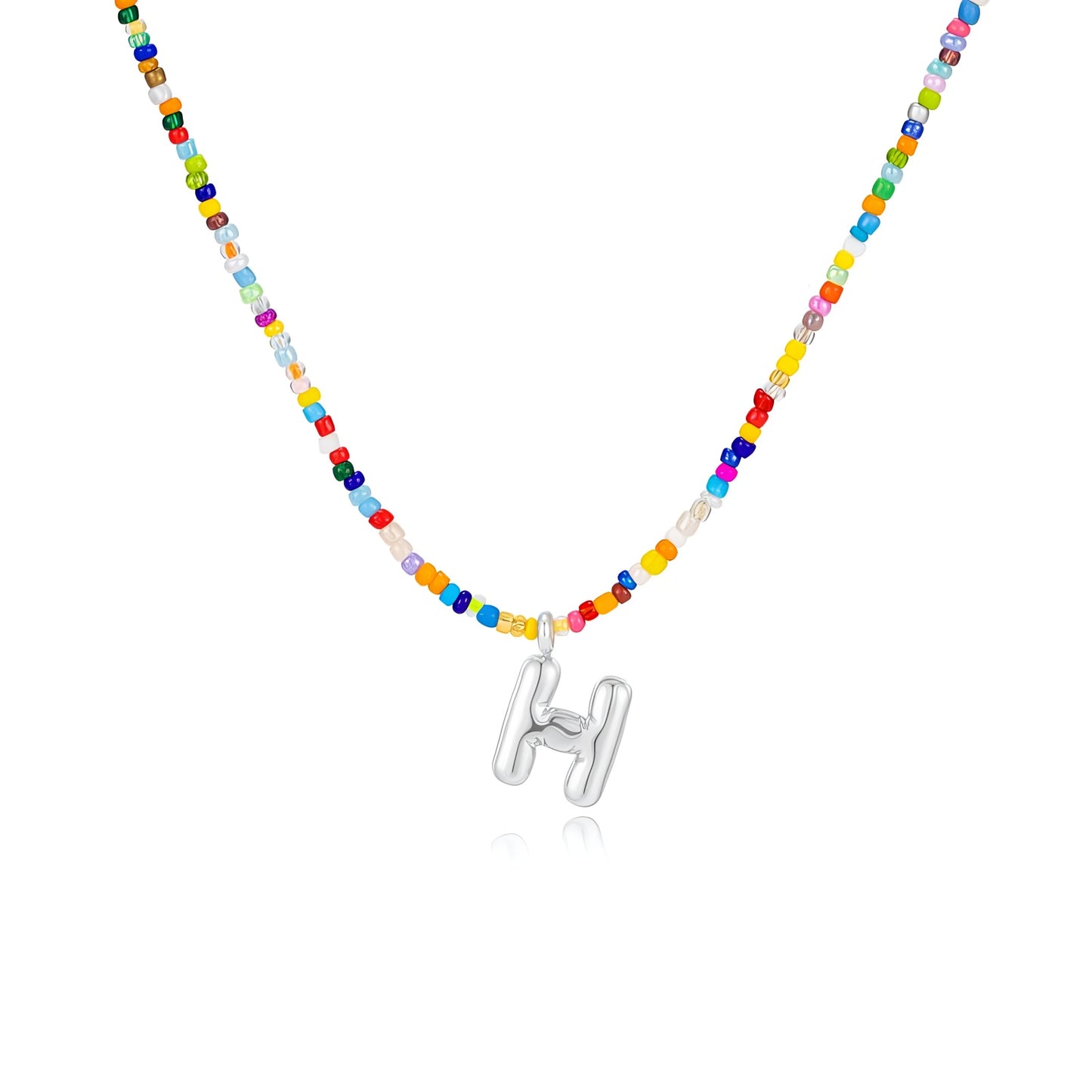 Boho Bloom Letter Necklace