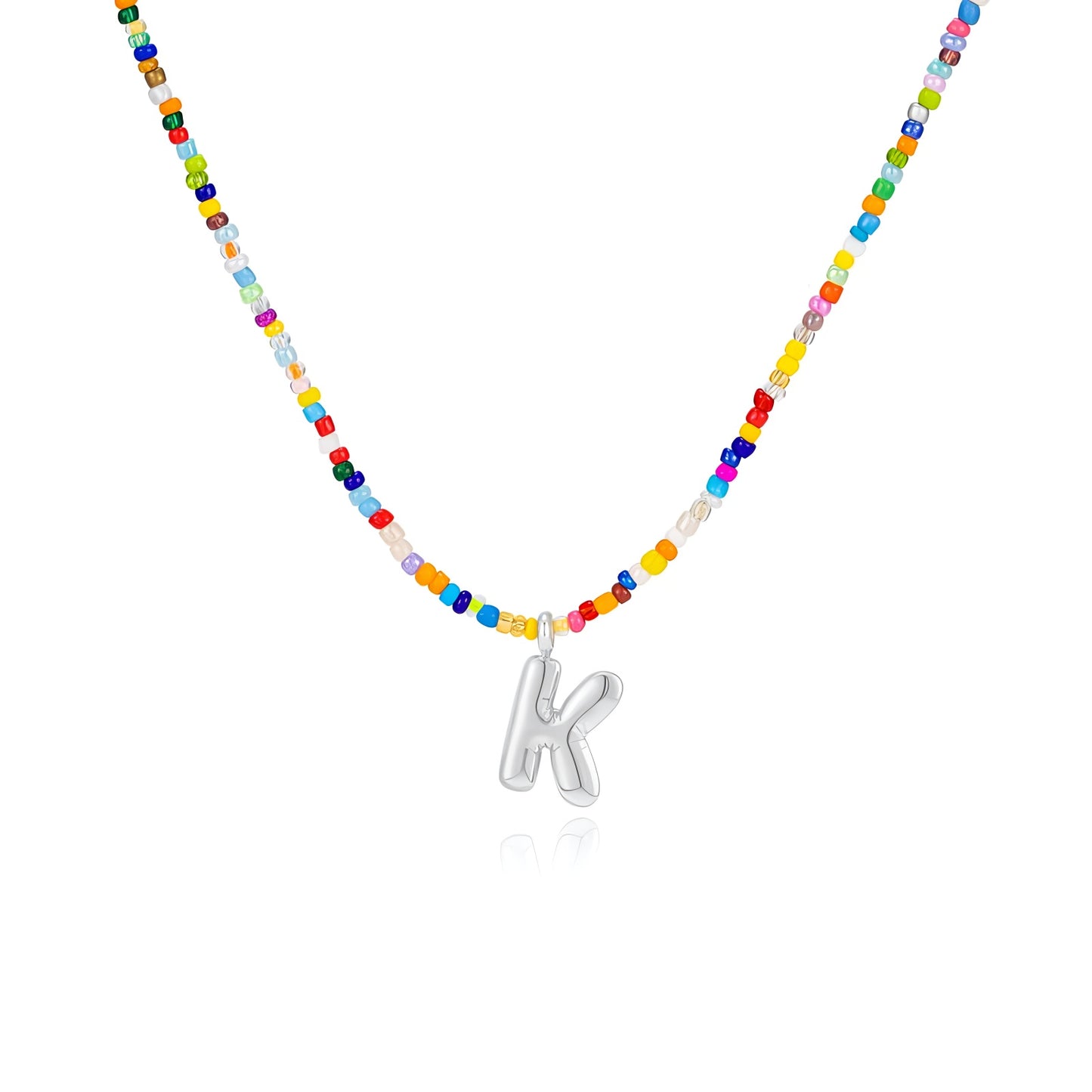 Boho Bloom Letter Necklace