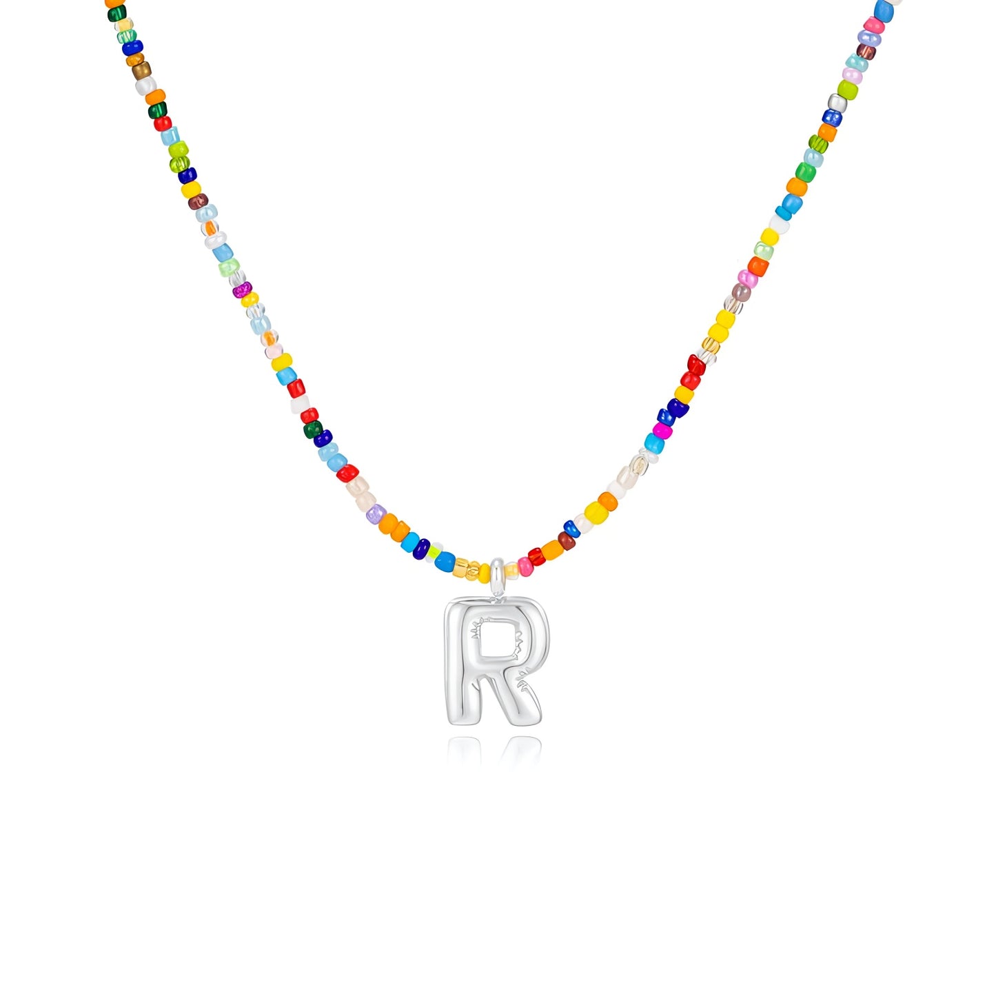 Boho Bloom Letter Necklace