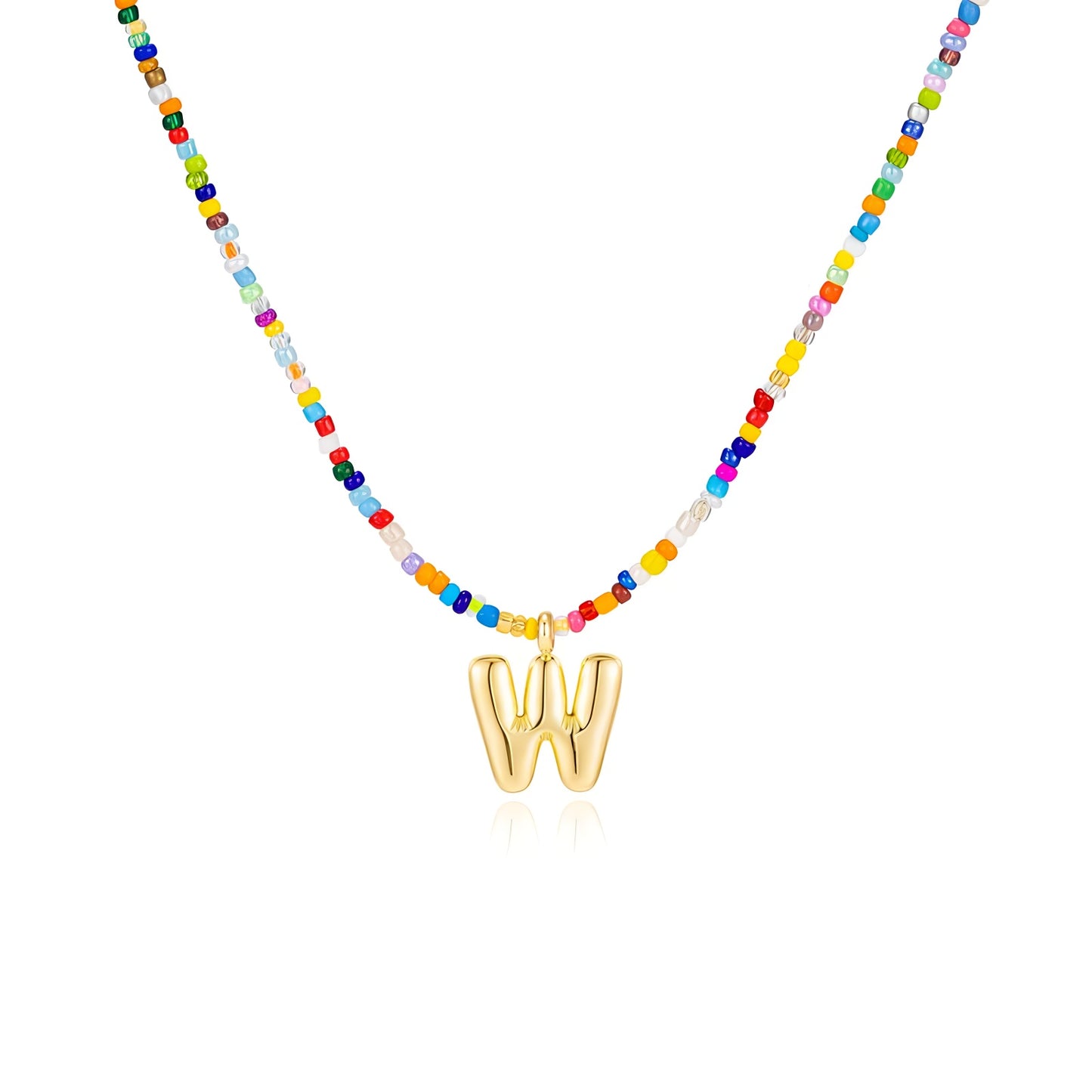 Boho Bloom Letter Necklace