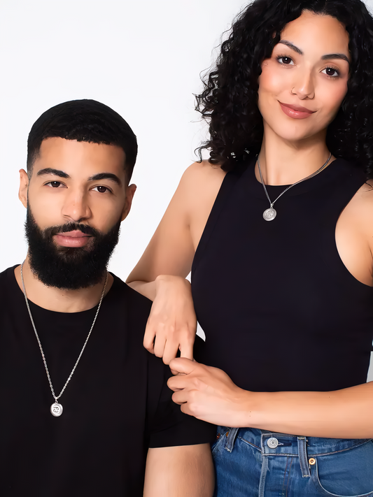 Silver Zodiac Necklace (Unisex)