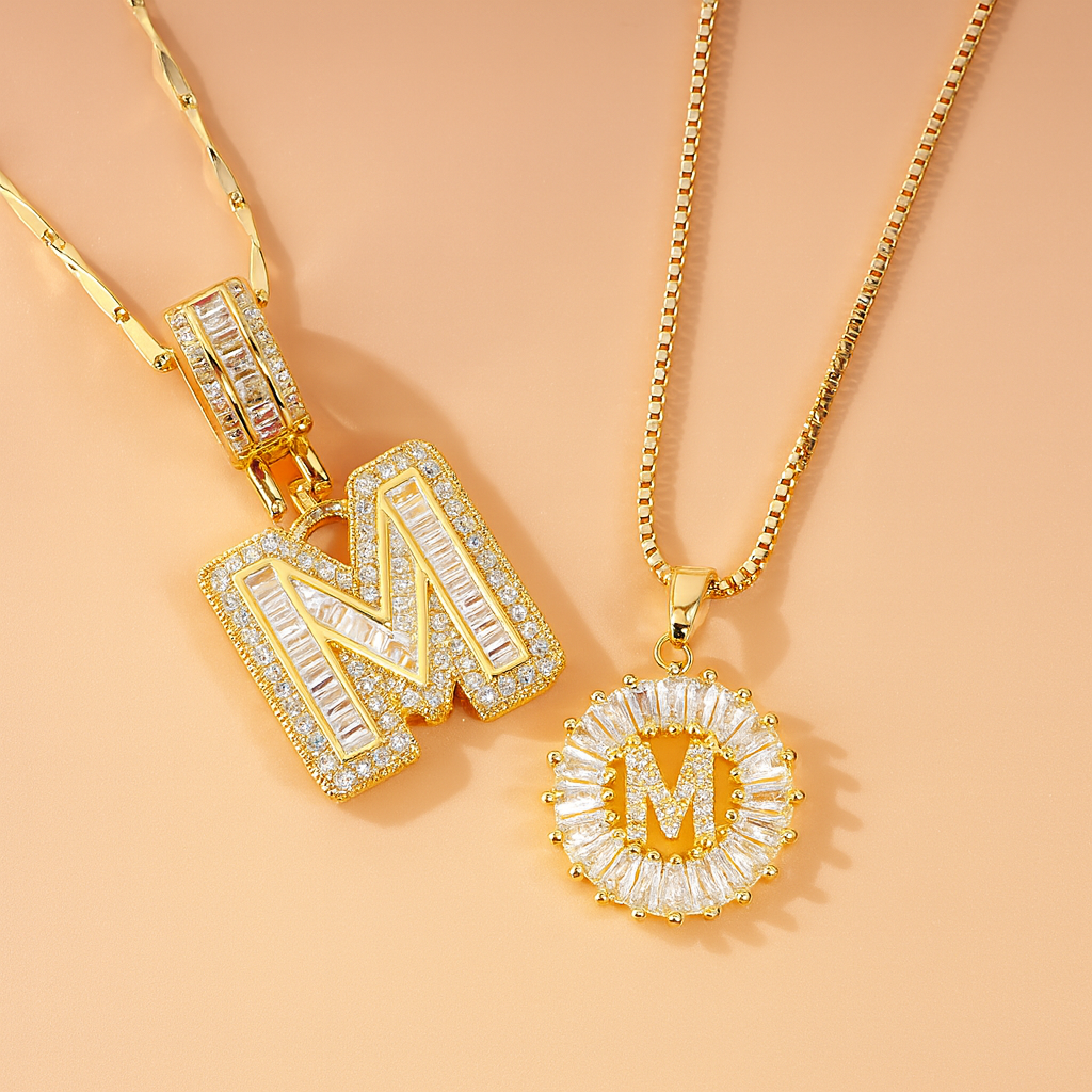 The Duo Charm Set Necklace