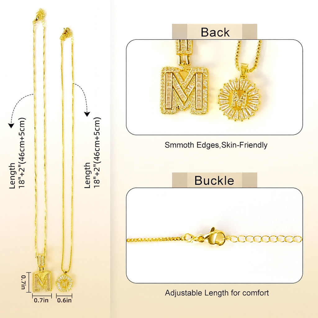 The Duo Charm Set Necklace
