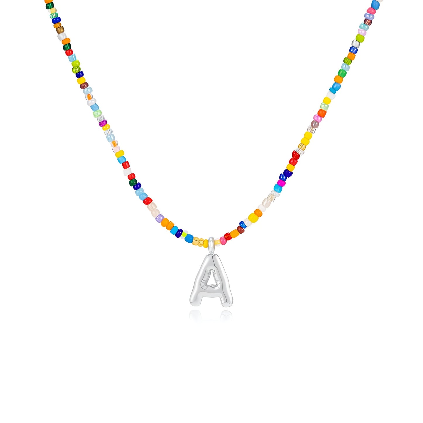 Boho Bloom Letter Necklace
