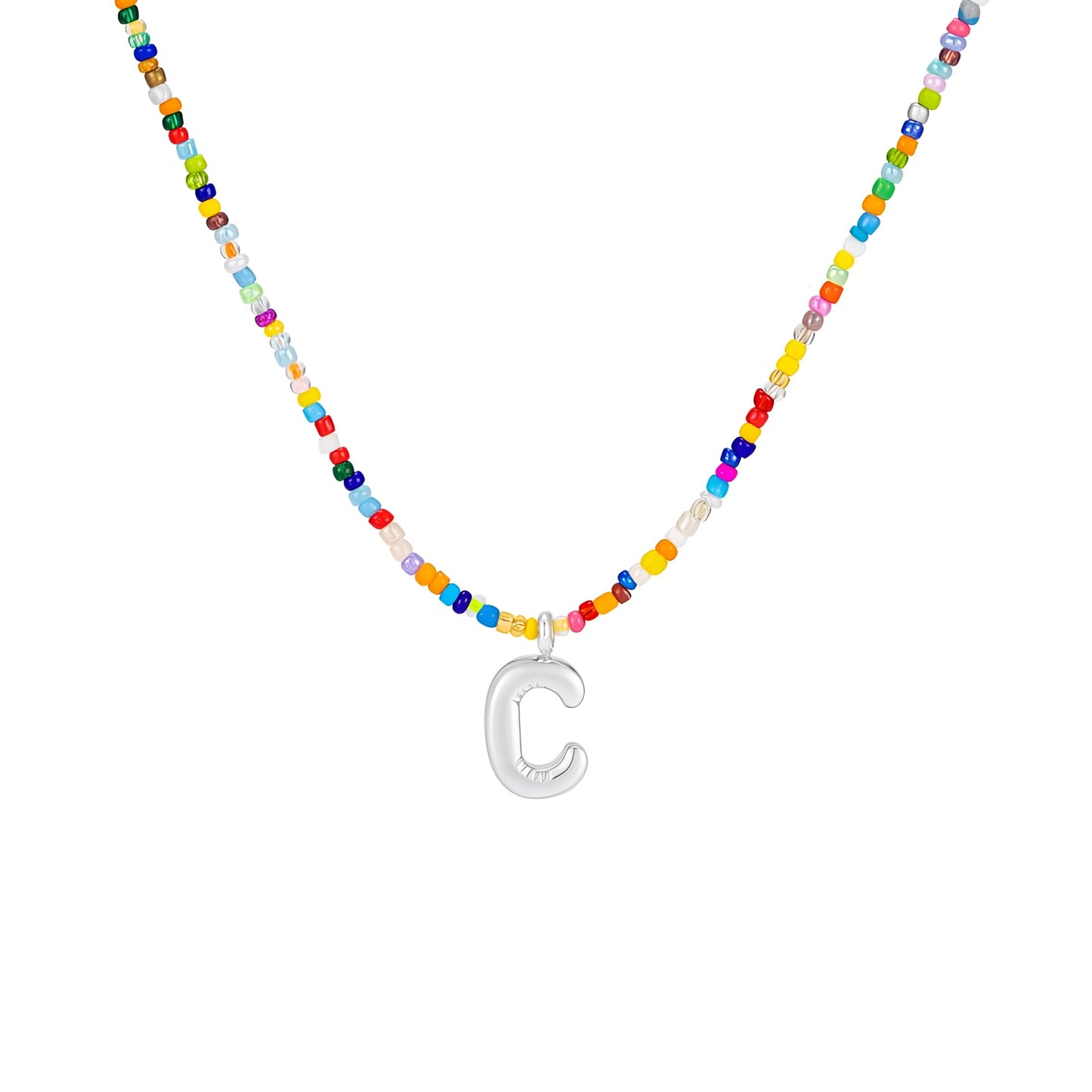 Boho Bloom Letter Necklace