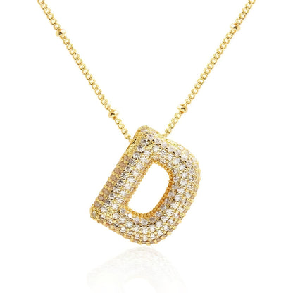 Bubble Letter Necklace