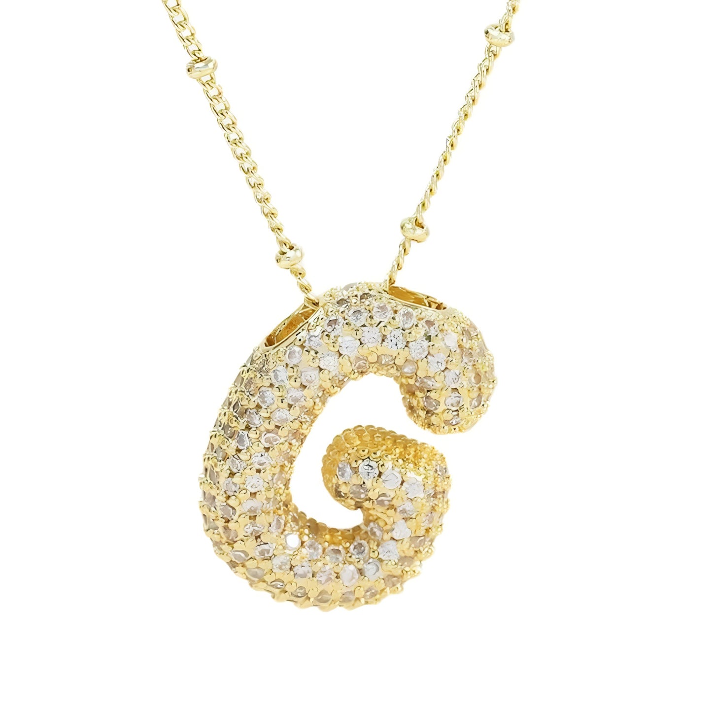 Bubble Letter Necklace