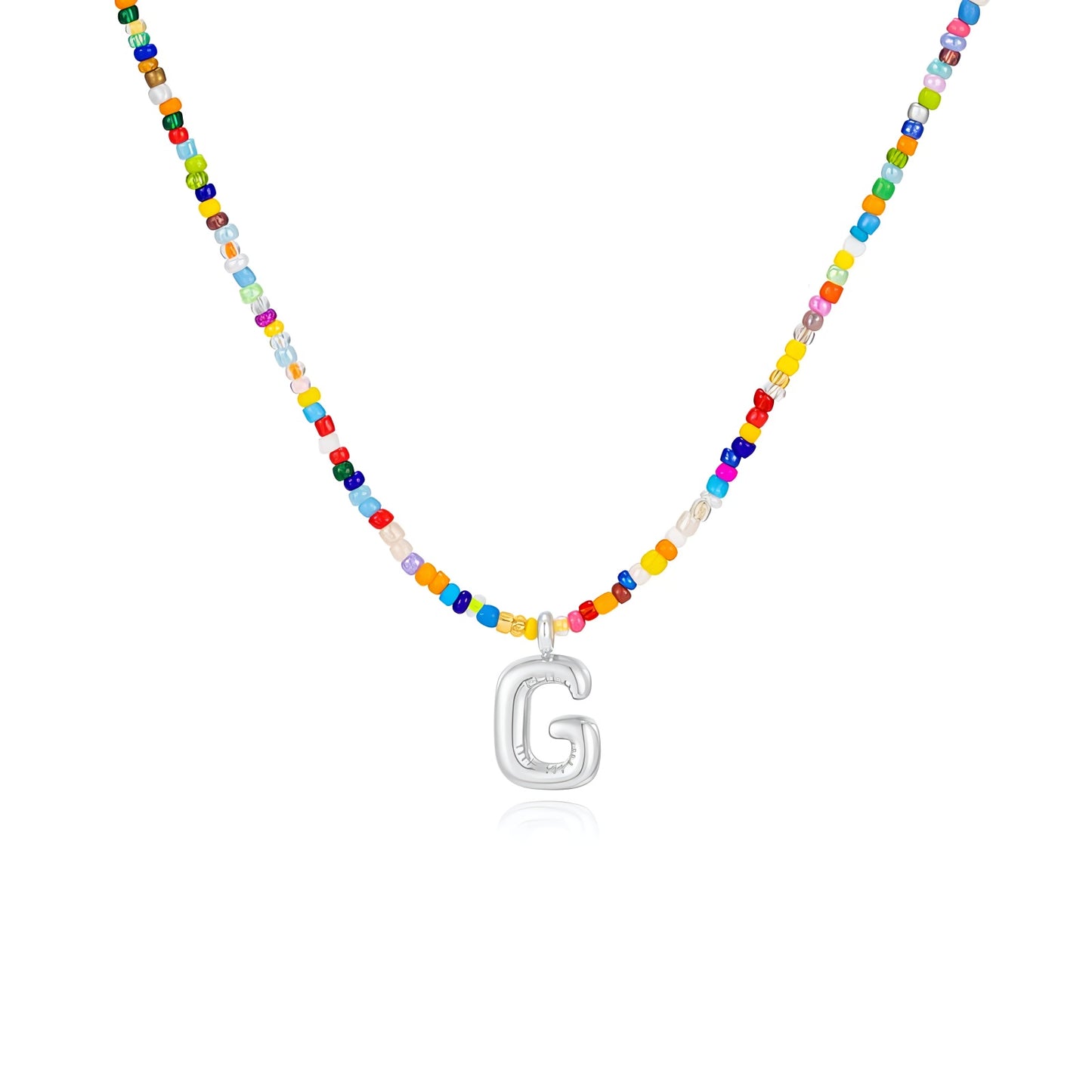 Boho Bloom Letter Necklace