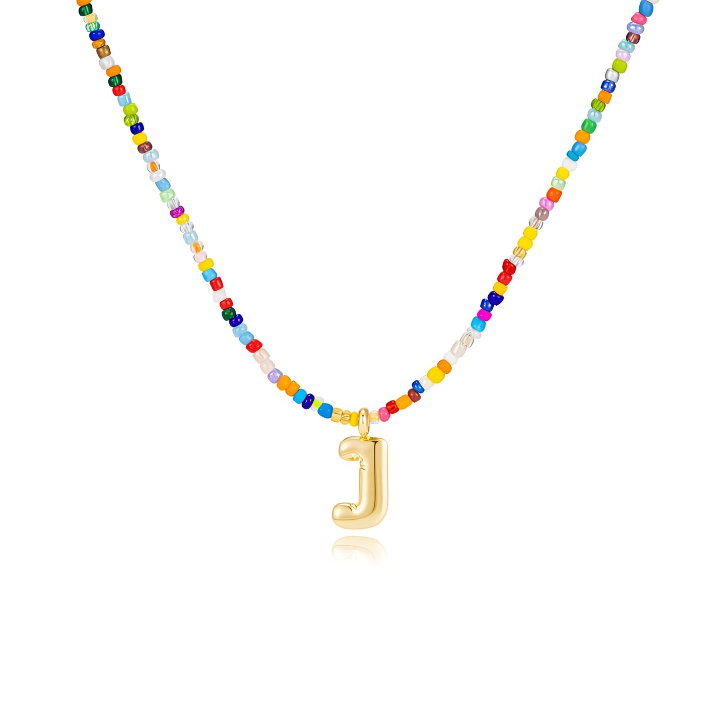 Boho Bloom Letter Necklace