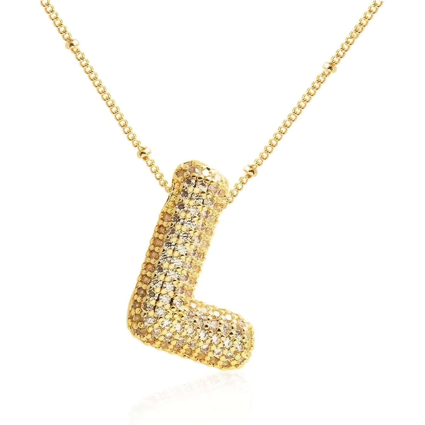 Bubble Letter Necklace