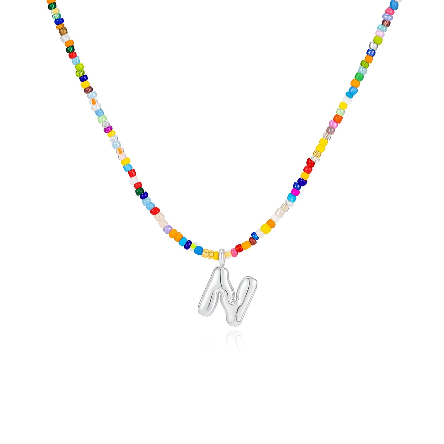Boho Bloom Letter Necklace