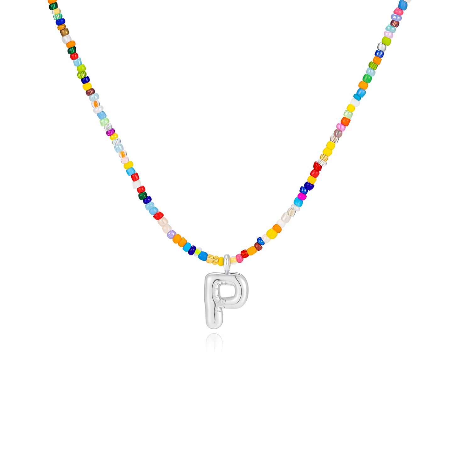 Boho Bloom Letter Necklace