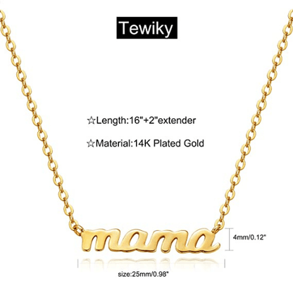 Classic MAMA Letter Necklace