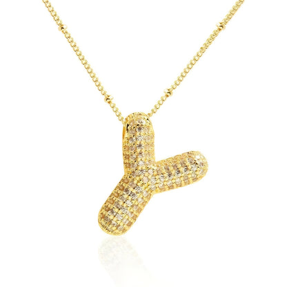 Bubble Letter Necklace