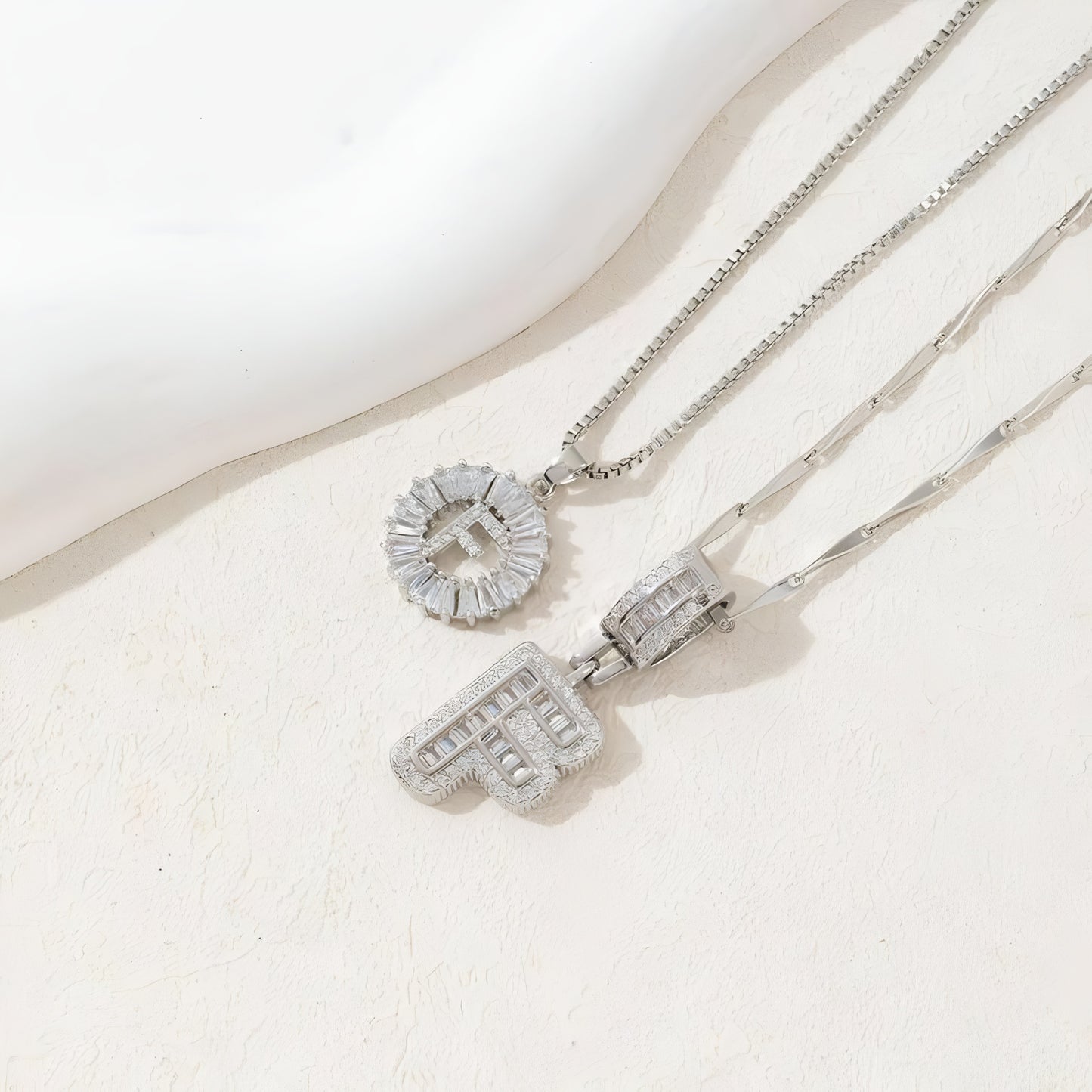 The Duo Charm Set Necklace