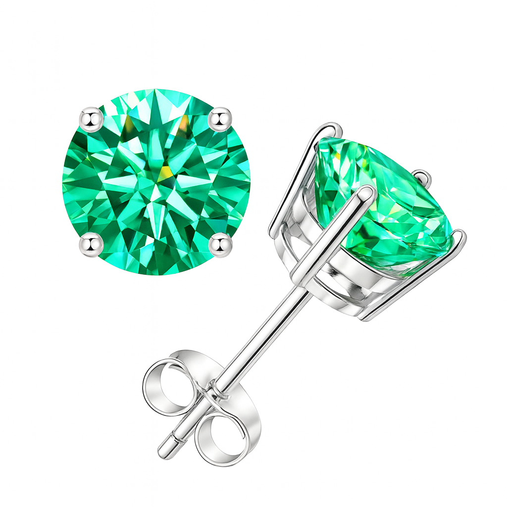 Eterna Moissanite Studs