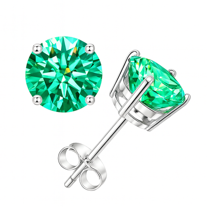 Eterna Moissanite Studs
