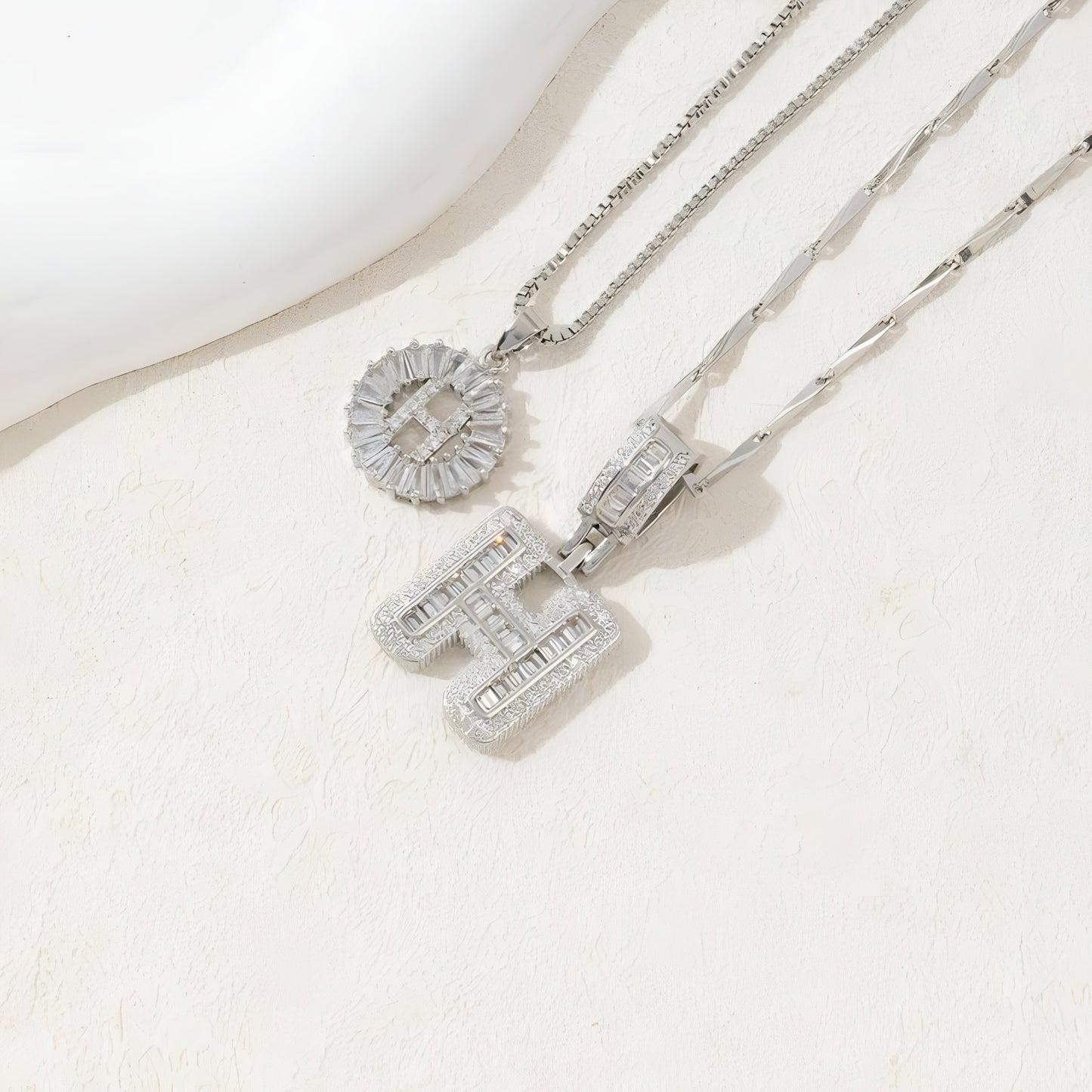 The Duo Charm Set Necklace