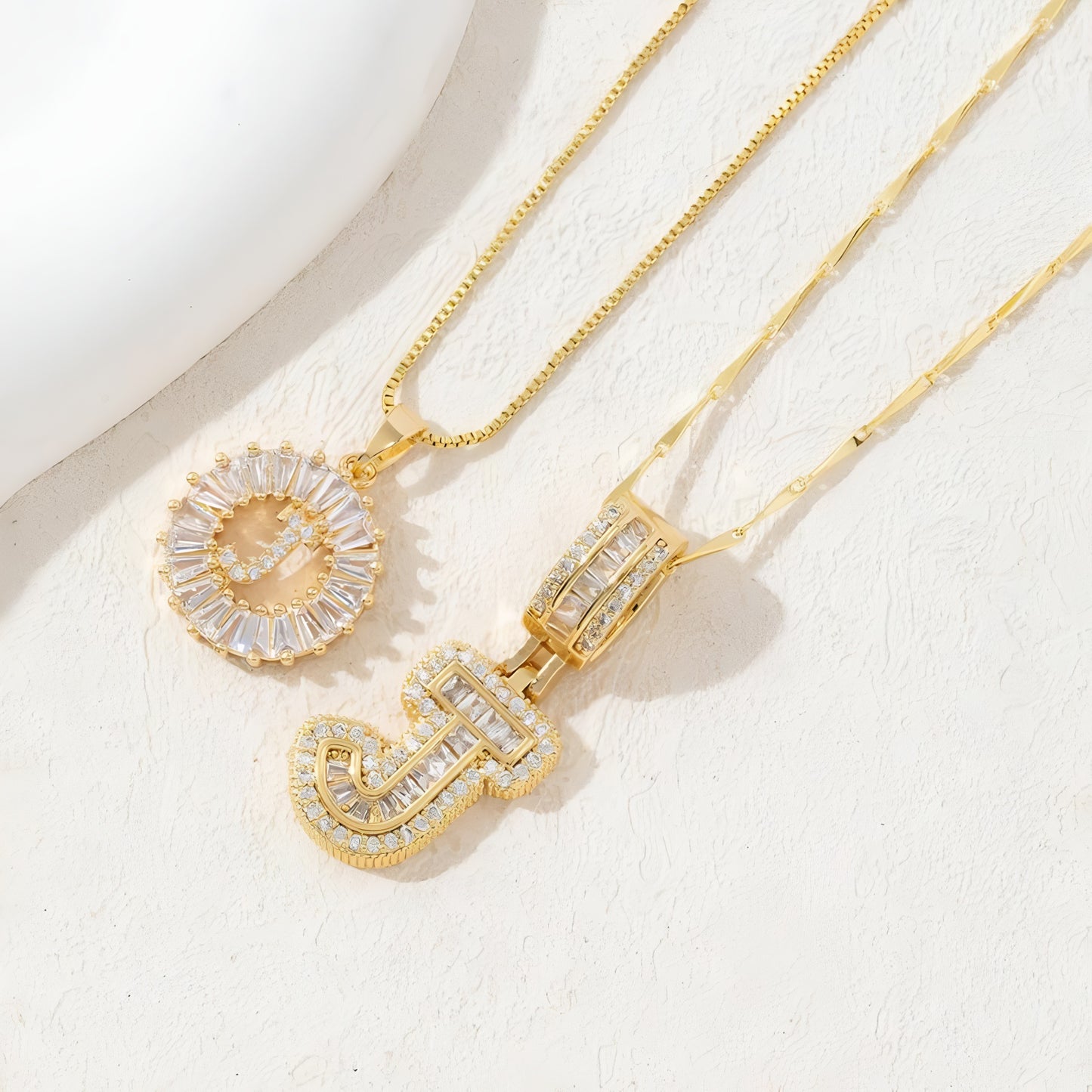 The Duo Charm Set Necklace