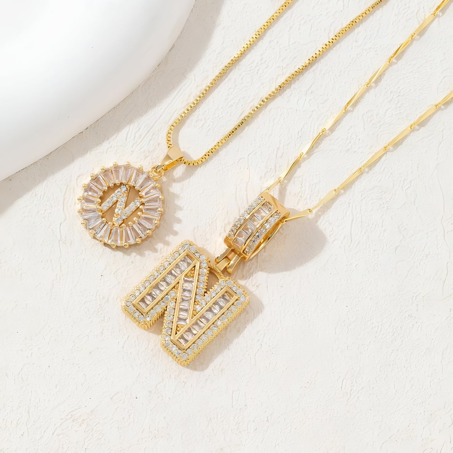 The Duo Charm Set Necklace