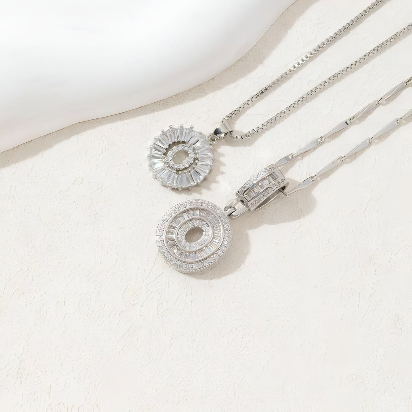 The Duo Charm Set Necklace