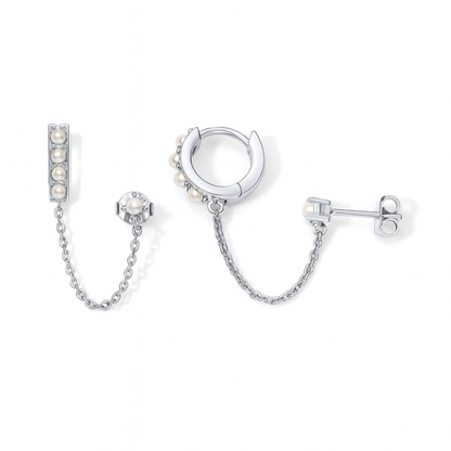 Golden Link Chain Earrings