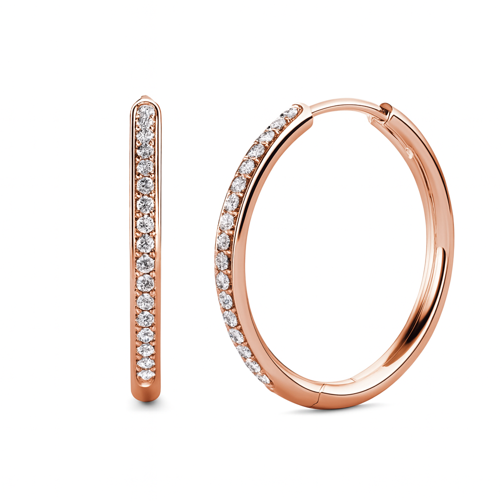Luxe Shine Hoop Earrings