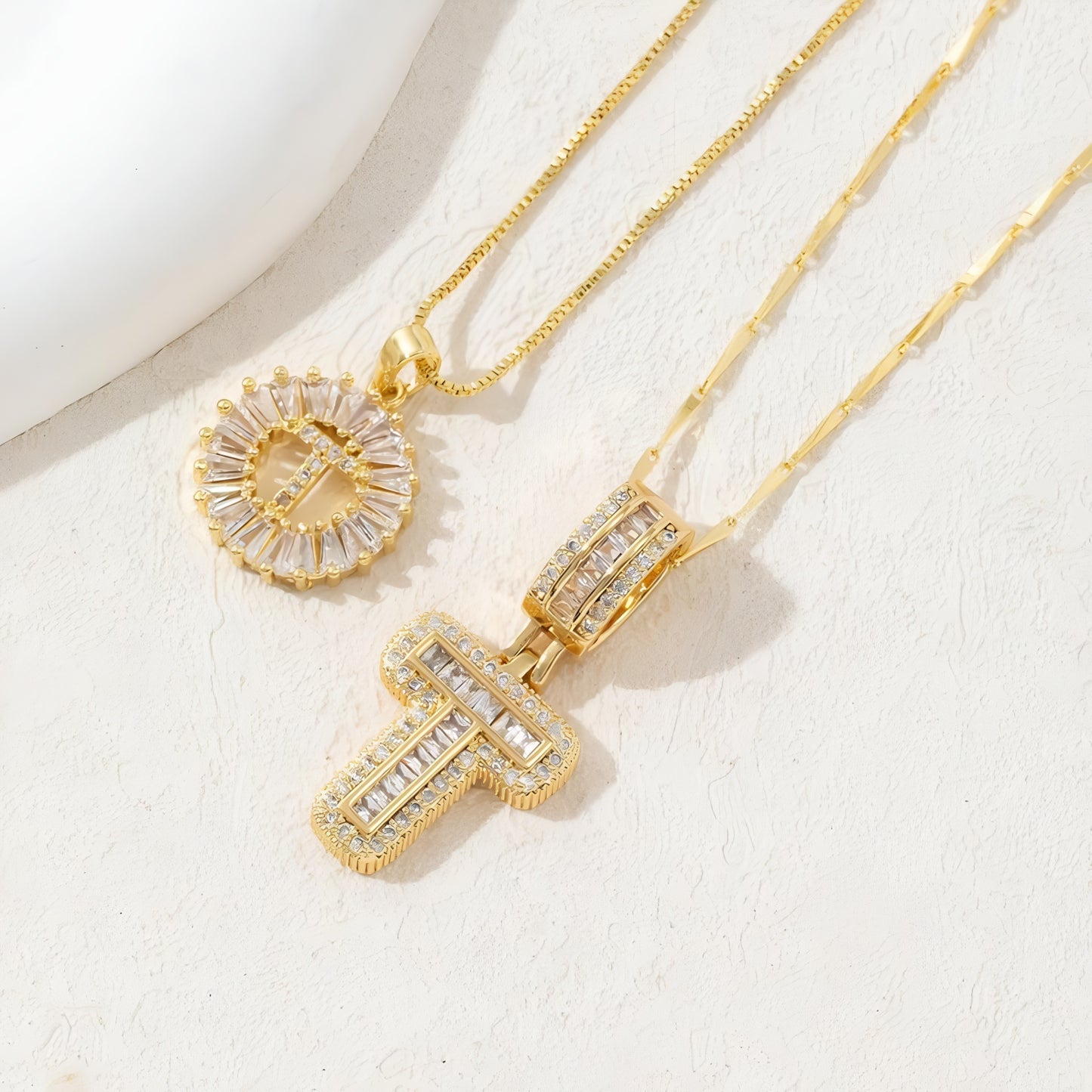 The Duo Charm Set Necklace