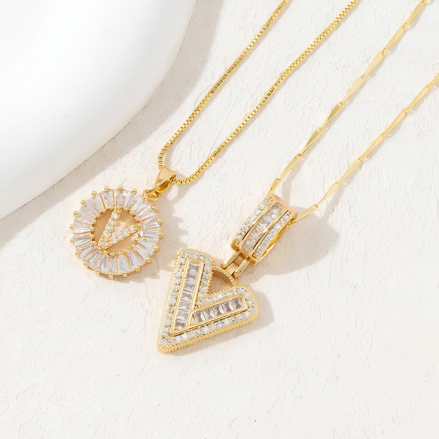 The Duo Charm Set Necklace