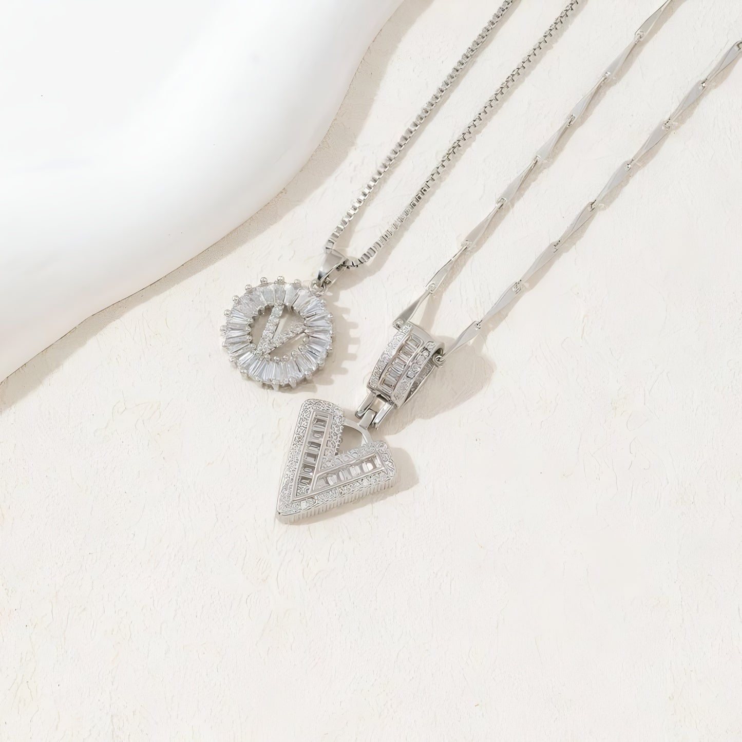 The Duo Charm Set Necklace