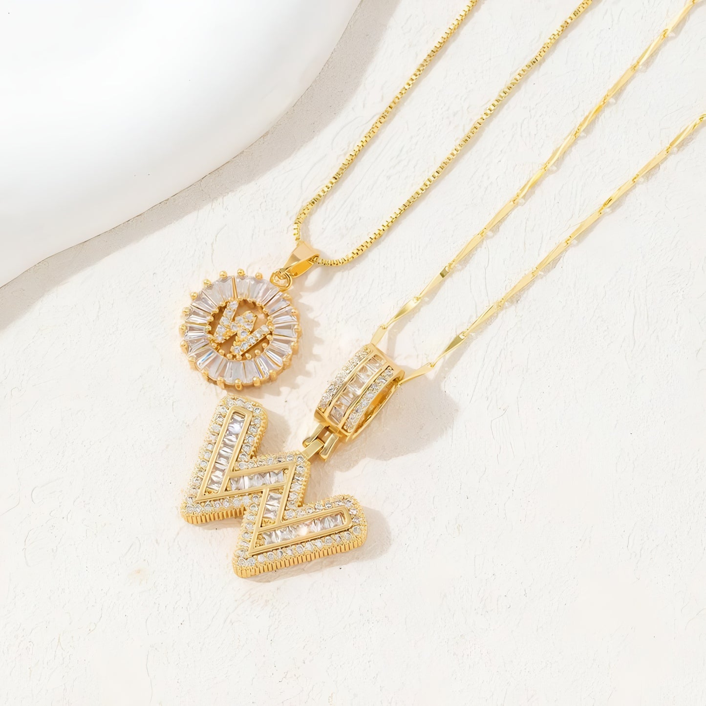The Duo Charm Set Necklace