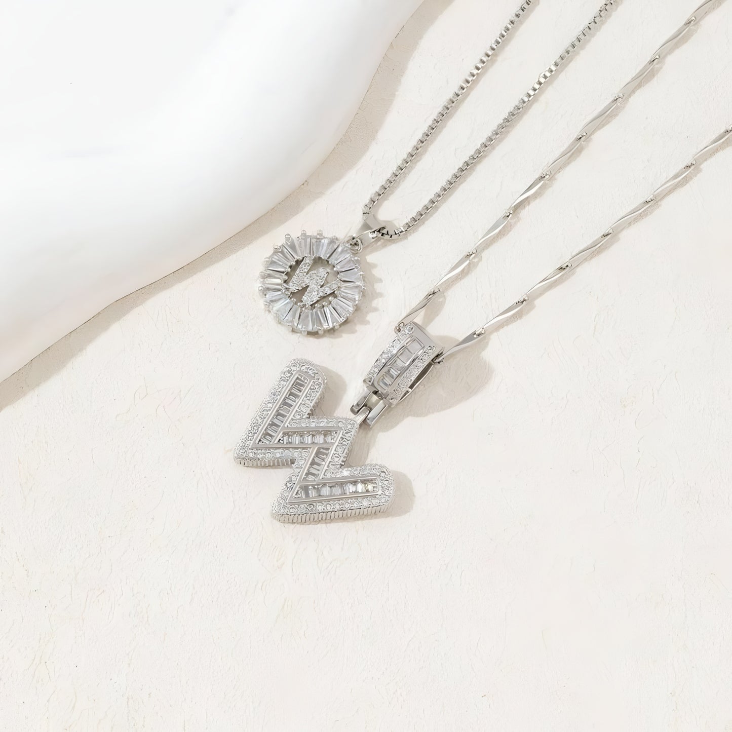 The Duo Charm Set Necklace