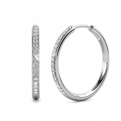 Luxe Shine Hoop Earrings