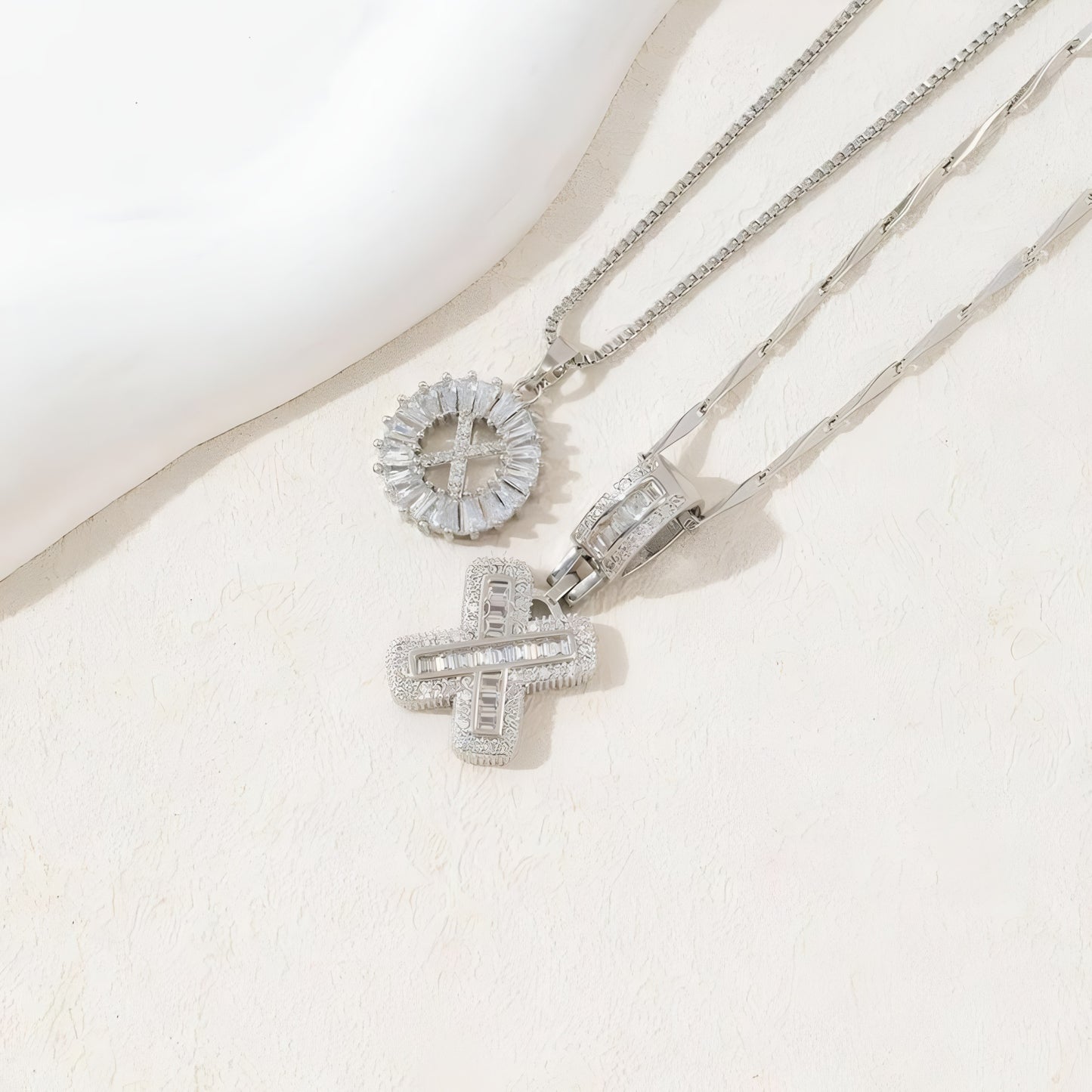 The Duo Charm Set Necklace