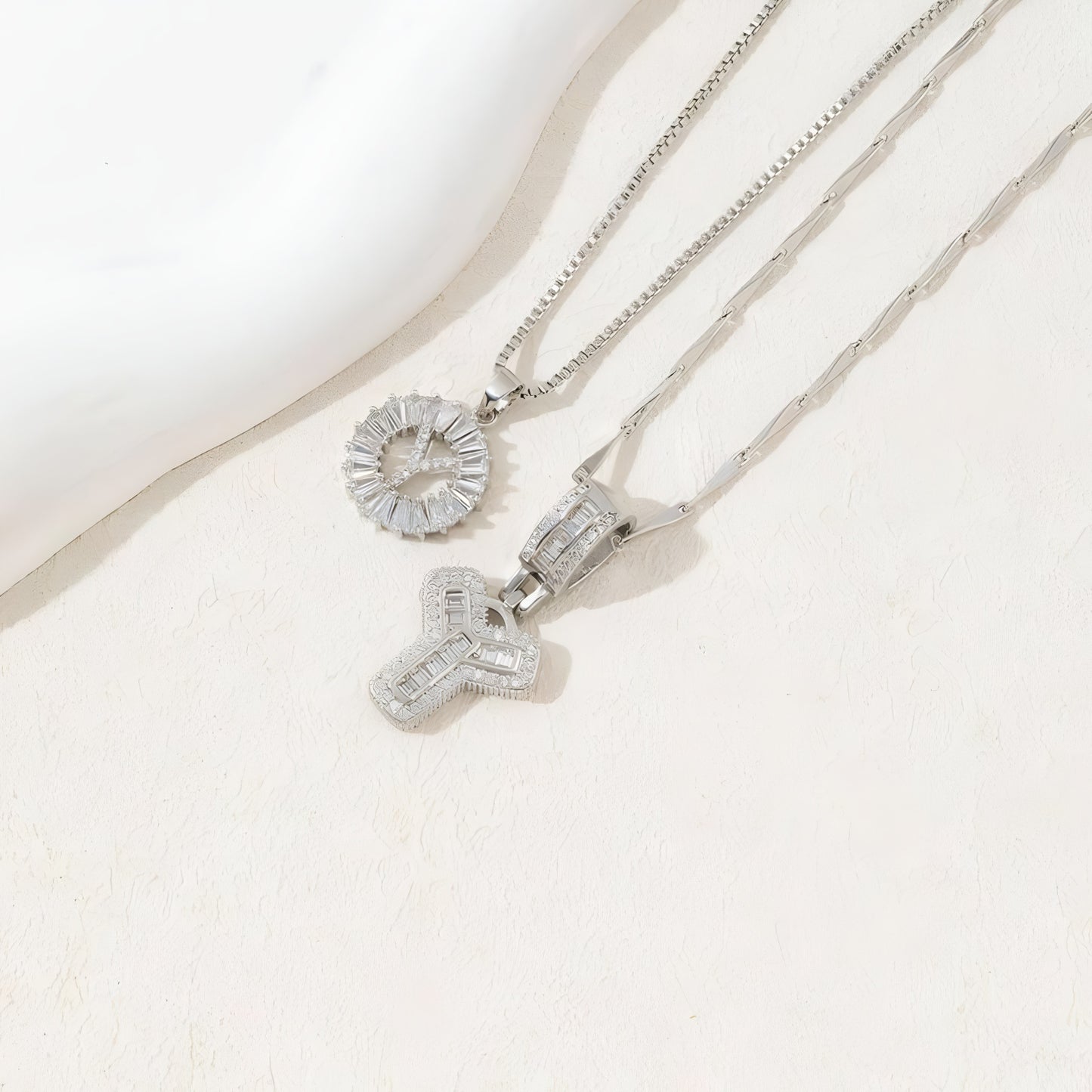 The Duo Charm Set Necklace